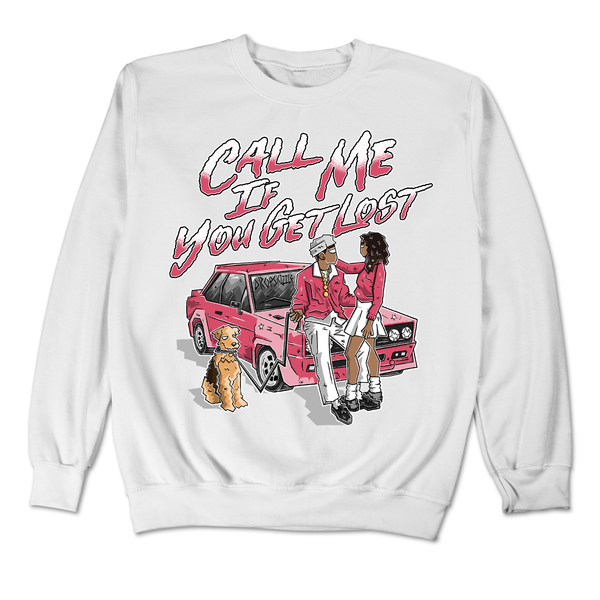 Dunk Archeo Pink DropSkizzle Unisex Sweatshirt Call Me If You Get Lost Graphic