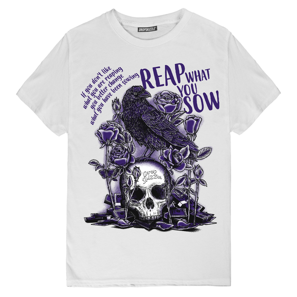 Dunk Championship Court Purple DropSkizzle Unisex T-Shirt Reap What You Sow Graphic Tee