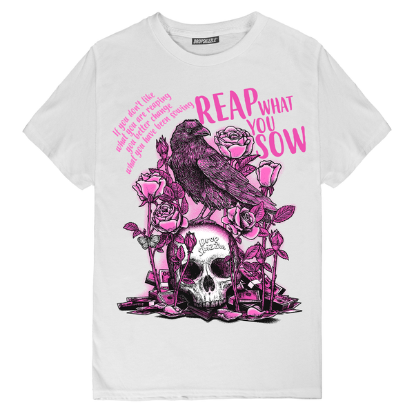 Hyper Violet 4s DropSkizzle Unisex T-Shirt Reap What You Sow Graphic Tee