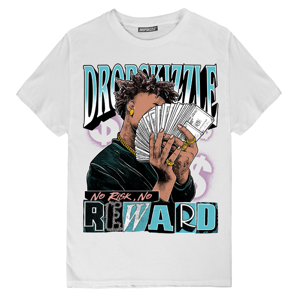 Dunk Bleached Aqua DropSkizzle Unisex T-Shirt No Risk, No Reward Graphic Tee