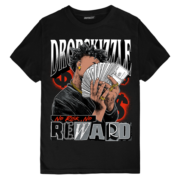 Black Canvas 4s DropSkizzle Unisex T-Shirt No Risk, No Reward Graphic Tee