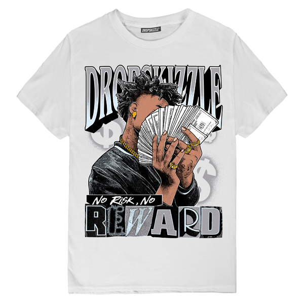 Cement Grey 11s DropSkizzle Unisex T-Shirt No Risk, No Reward Graphic Tee