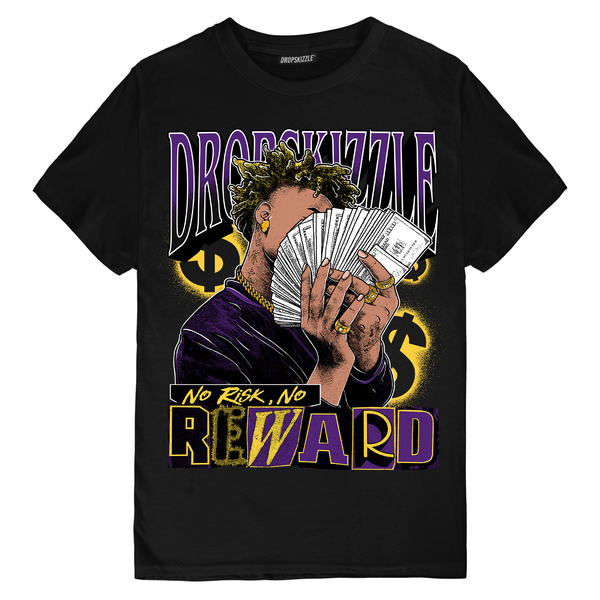 Field Purple 12s DropSkizzle Unisex T-Shirt No Risk, No Reward Graphic Tee