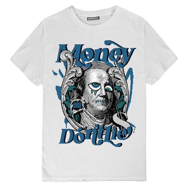 Military Blue 4s DropSkizzle Unisex T-Shirt Money Don't Lie Graphic Tee