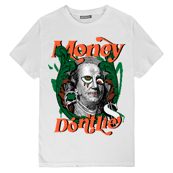 Miami Hurricanes 5s DropSkizzle Unisex T-Shirt Money Don't Lie Graphic Tee