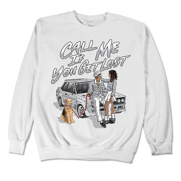 Dunk Grey Fog DropSkizzle Unisex Sweatshirt Call Me If You Get Lost Graphic