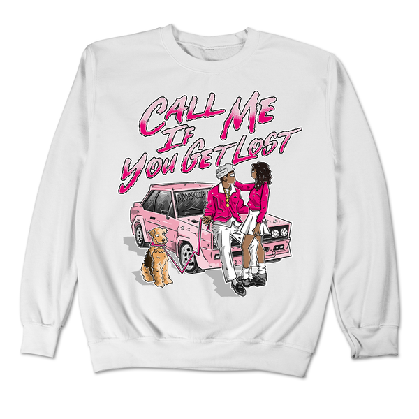 Dunk Triple Pink DropSkizzle Unisex Sweatshirt Call Me If You Get Lost Graphic