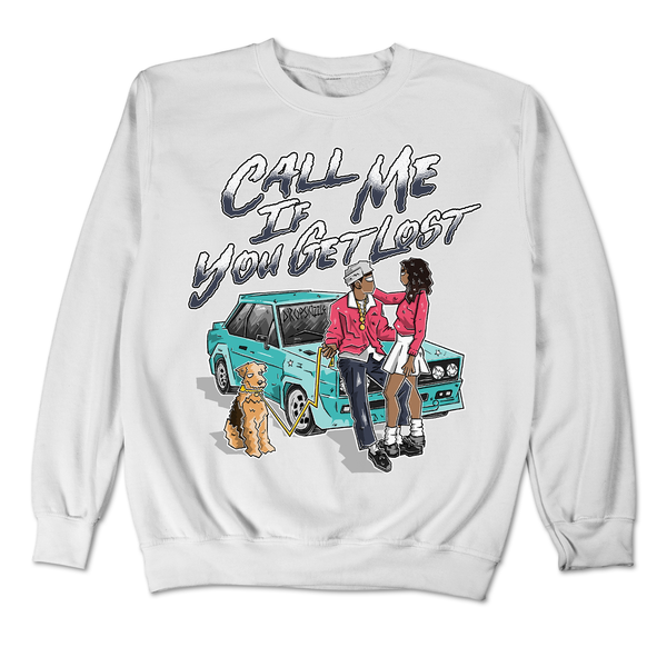 Dunk Dusty Cactus DropSkizzle Unisex Sweatshirt Call Me If You Get Lost Graphic