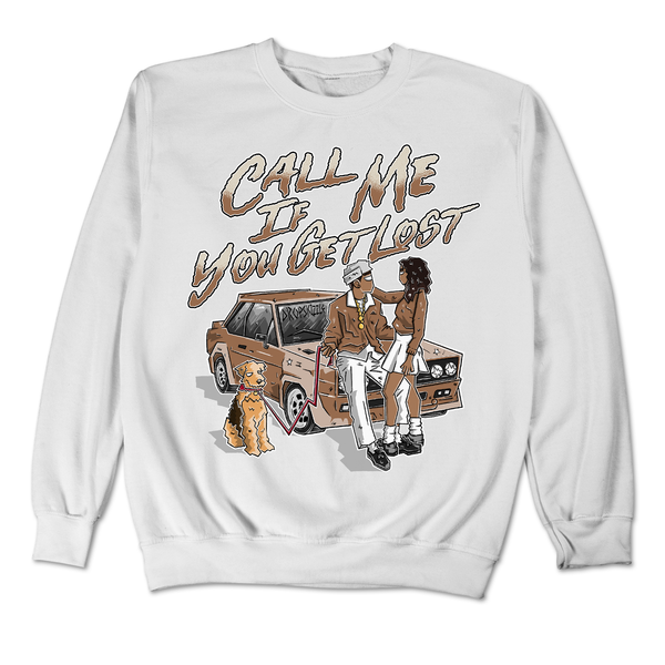 Dunk Medium Curry DropSkizzle Unisex Sweatshirt Call Me If You Get Lost Graphic