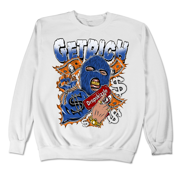 Dunk Knicks DropSkizzle Unisex Sweatshirt Get Rich Graphic