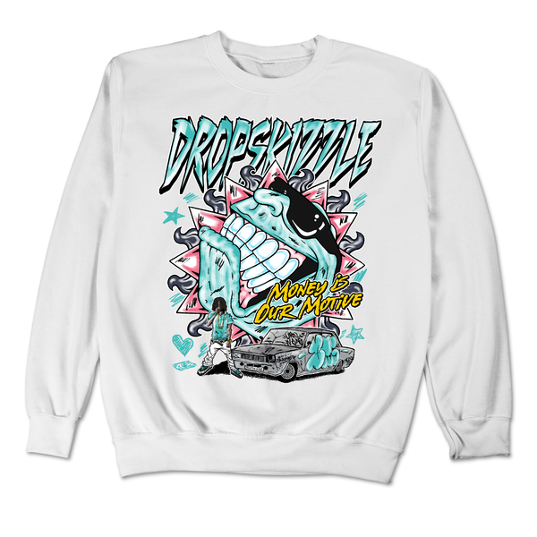 Dunk Dusty Cactus DropSkizzle Unisex Sweatshirt Money Is Our Motive Graphic