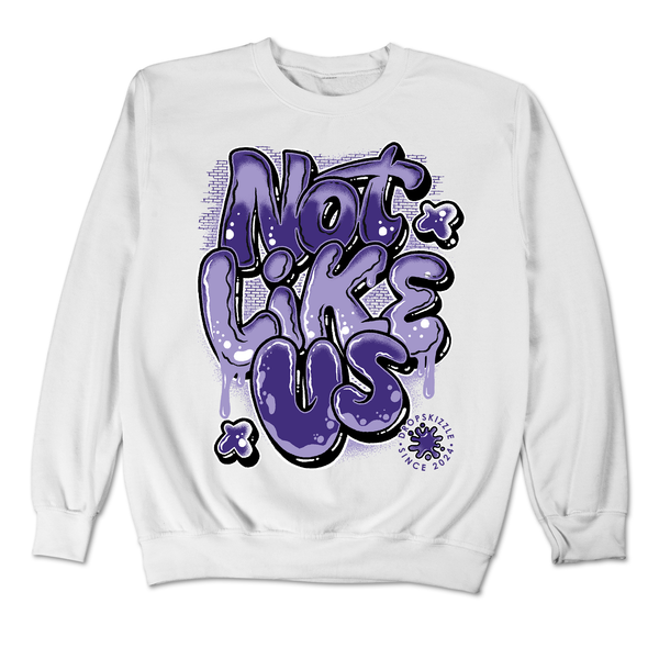 Dunk Blueberry DropSkizzle Unisex Sweatshirt Not Like Us Graphic