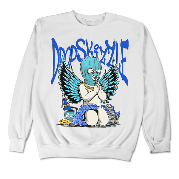 Dunk Argon Blue DropSkizzle Unisex Sweatshirt Pray For Me Graphic