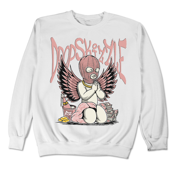 Dunk Rose Whisper DropSkizzle Unisex Sweatshirt Pray For Me Graphic