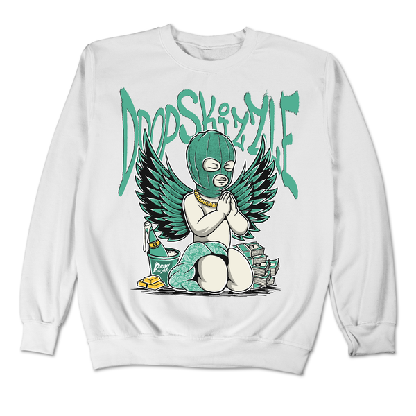 Dunk Clear Jade DropSkizzle Unisex Sweatshirt Pray For Me Graphic