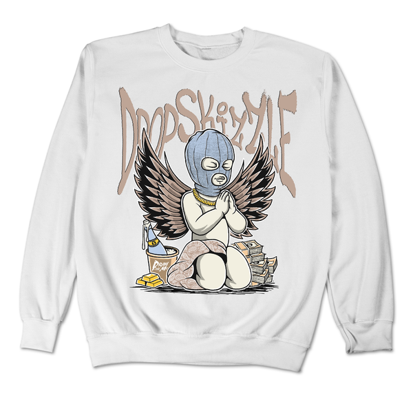 Dunk Sanddrift Light Armory Blue DropSkizzle Unisex Sweatshirt Pray For Me Graphic