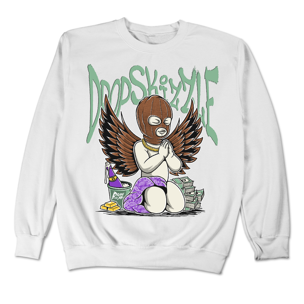 Dunk Veneer DropSkizzle Unisex Sweatshirt Pray For Me Graphic