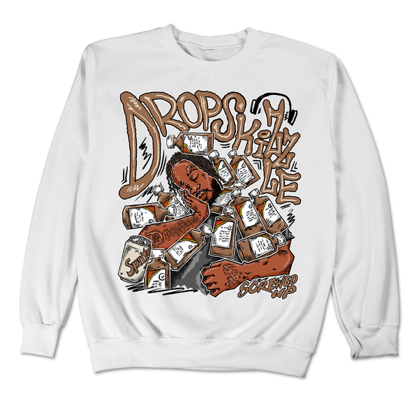 Dunk Medium Curry DropSkizzle Unisex Sweatshirt Screwed-Up Graphic