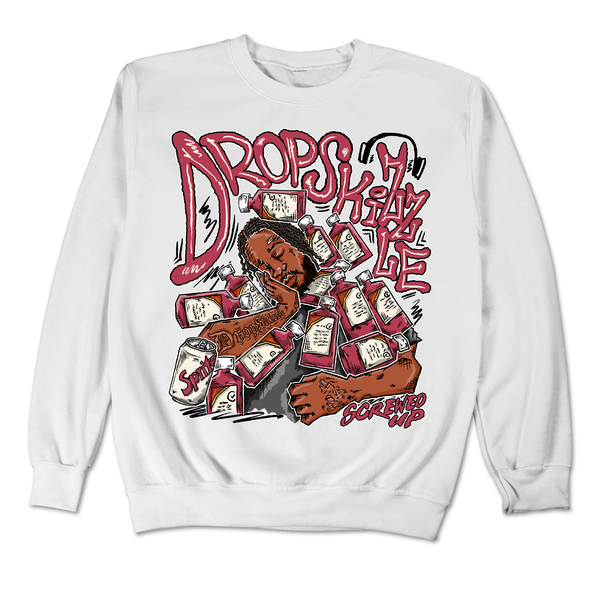 Dunk Next Nature Aster Pink DropSkizzle Unisex Sweatshirt Screwed-Up Graphic