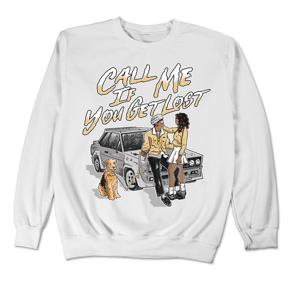 Gratitude 11s DropSkizzle Unisex Sweatshirt Call Me If You Get Lost Graphic