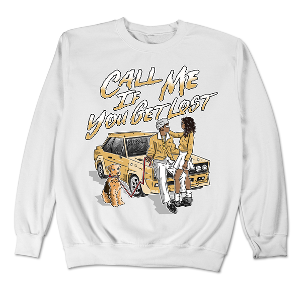 Craft Pearl 6s DropSkizzle Unisex Sweatshirt Call Me If You Get Lost Graphic