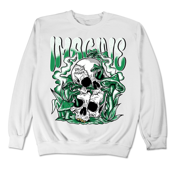 Lucky Green 3s DropSkizzle Unisex Sweatshirt IMAGINE Graphic