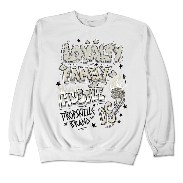 SE Sail 5s DropSkizzle Unisex Sweatshirt Loyalty Family Hustle Graphic