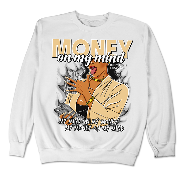 Gratitude 11s DropSkizzle Unisex Sweatshirt Money On My Mind Graphic