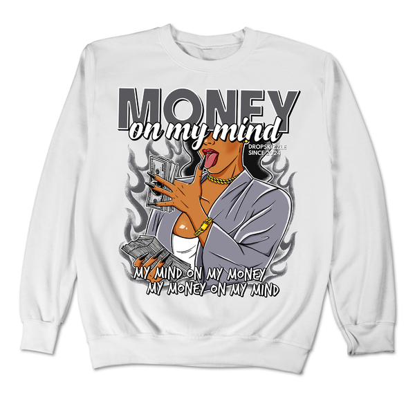 Fear 4s DropSkizzle Unisex Sweatshirt Money On My Mind Graphic