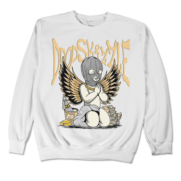 Gratitude 11s DropSkizzle Unisex Sweatshirt Pray For Me Graphic