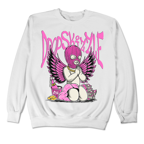 Hyper Violet 4s DropSkizzle Unisex Sweatshirt Pray For Me Graphic