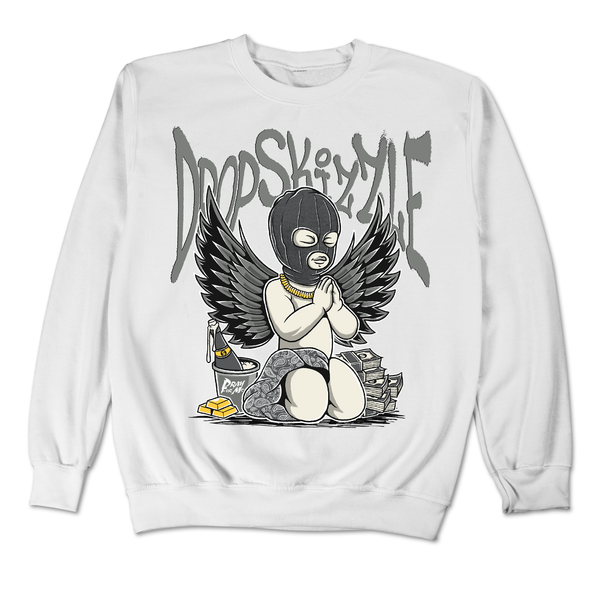 Wet Cement 4s DropSkizzle Unisex Sweatshirt Pray For Me Graphic