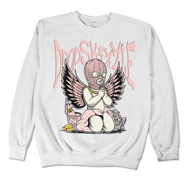 Legend Pink 11s DropSkizzle Unisex Sweatshirt Pray For Me Graphic