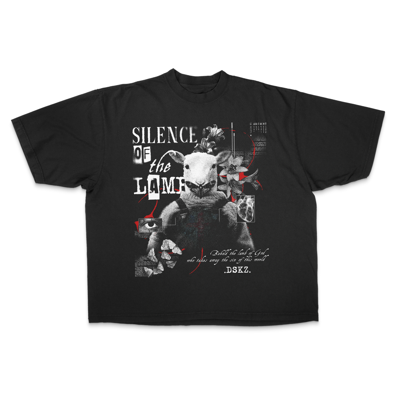 DropSkizzle S13 Silence of the LAMB Boxy Shirt - Y2K Gothic Tee