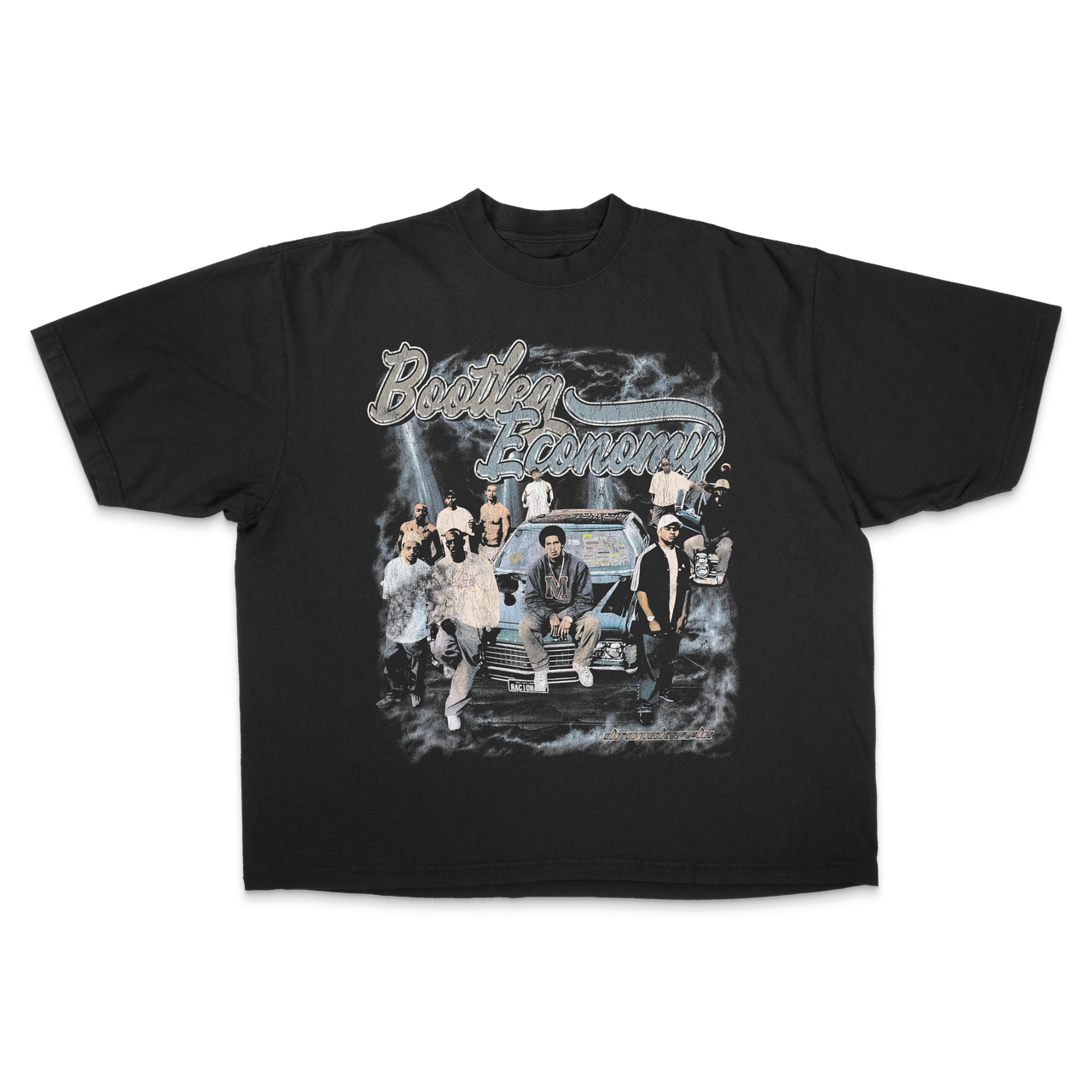 DropSkizzle S08 Bootleg Economy Boxy Shirt - Y2K Vintage Tee