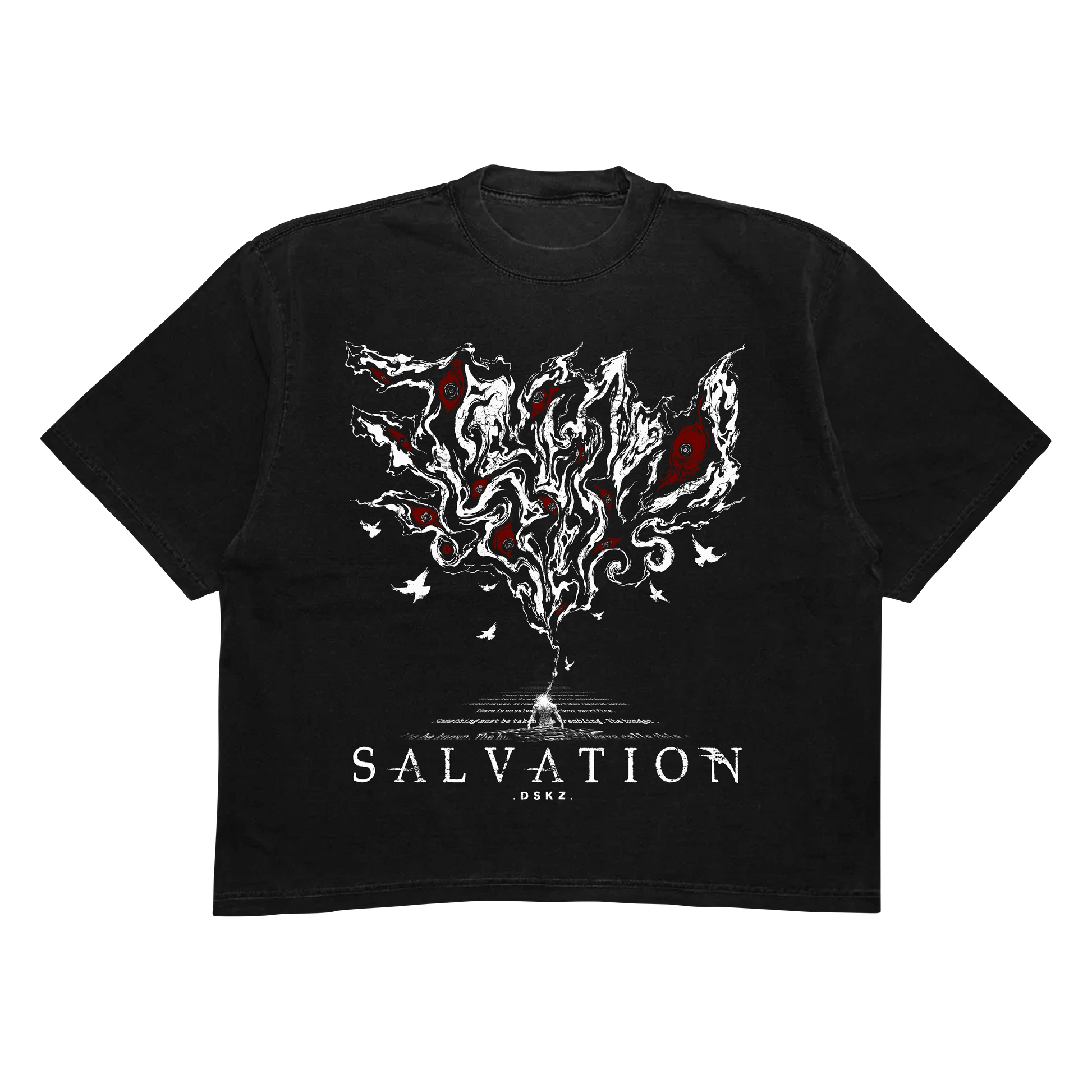 DropSkizzle S13 Salvation Boxy Shirt - Y2K Gothic Tee