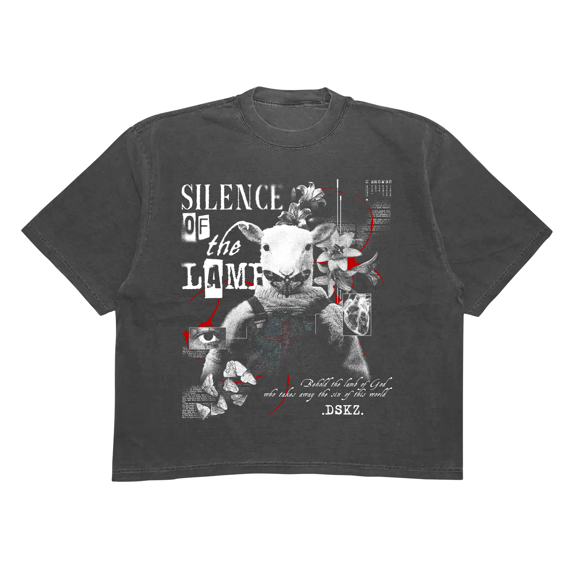 DropSkizzle S13 Silence of the LAMB Boxy Shirt - Y2K Gothic Tee