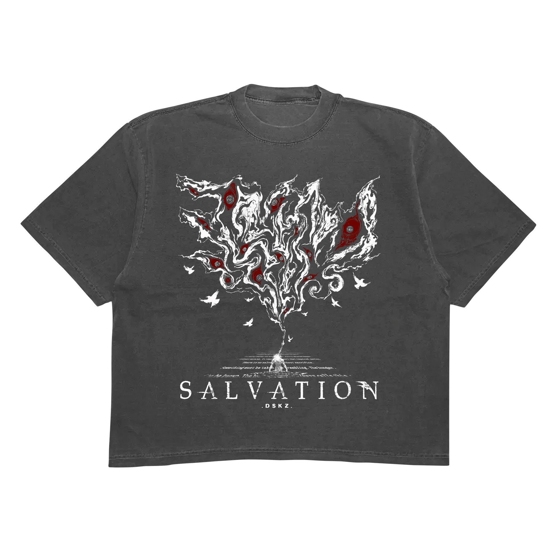 DropSkizzle S13 Salvation Boxy Shirt - Y2K Gothic Tee