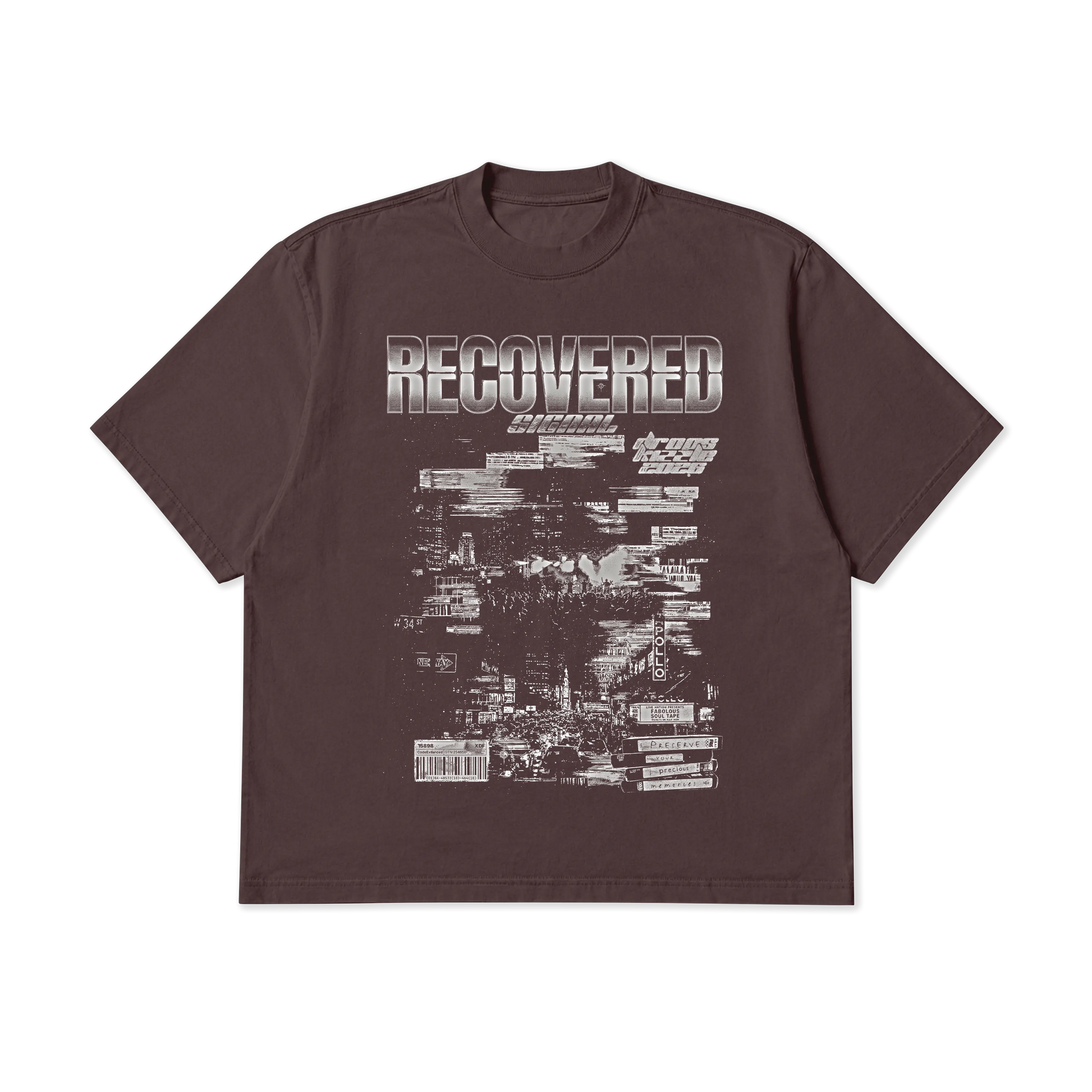 DropSkizzle S08 Recovered Boxy Shirt - Y2K Vintage Tee