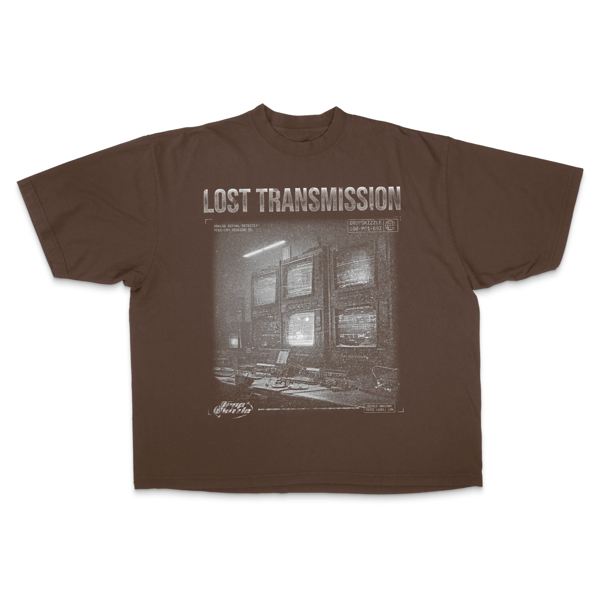 DropSkizzle S08 Lost Transmission Boxy Shirt - Y2K Vintage Tee