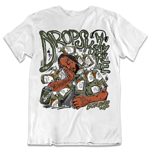 Craft Olive 4s DropSkizzle Unisex T-Shirt Screwed-Up Graphic Tee